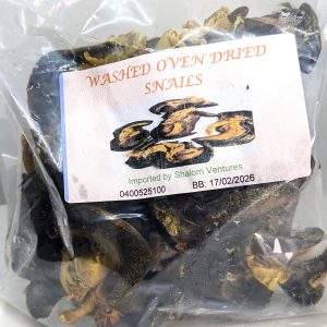 WASHED OVEN DRIED SNAILS