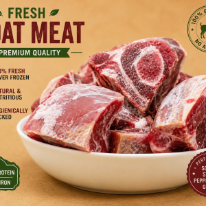 Fresh Goat Meat with skin 1 kg